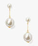 Have A Ball Linear Earrings, White Multi, ProductTile