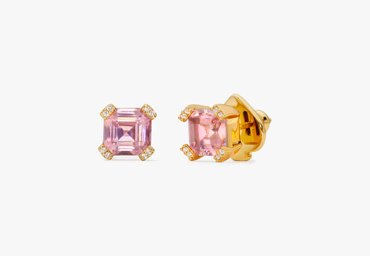 Dazzle Studs, Pink/Gold, Product