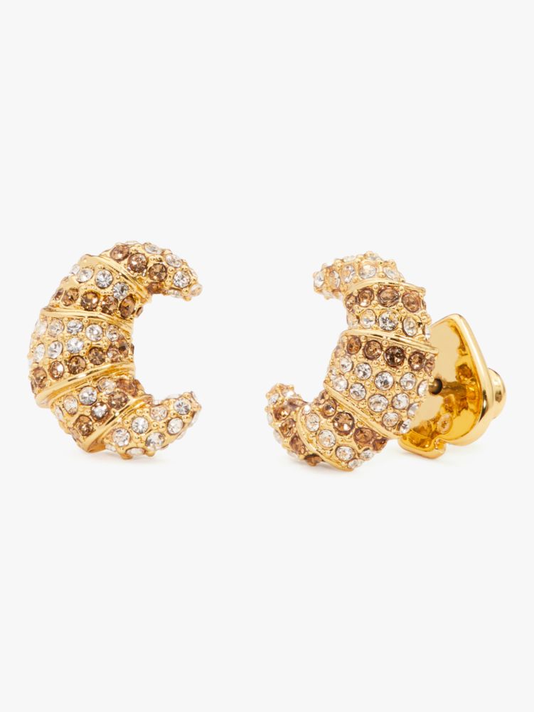 Womens Jewellery Kate Spade my Love Heart-shaped Earrings in Gold Metallic 