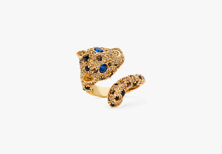 Fierce Leopard Wrap Ring, , Product