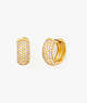 Dazzle Reversible Huggies, Clear/Gold, ProductTile