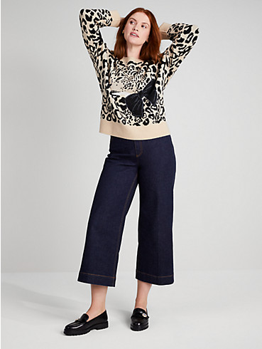 Leopard Pullover mit Schleife, , rr_productgrid