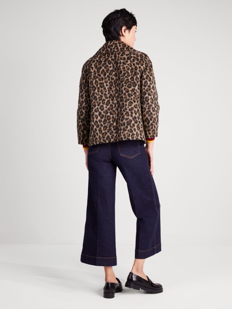 Brushed Leopard Jacket | Kate Spade New York