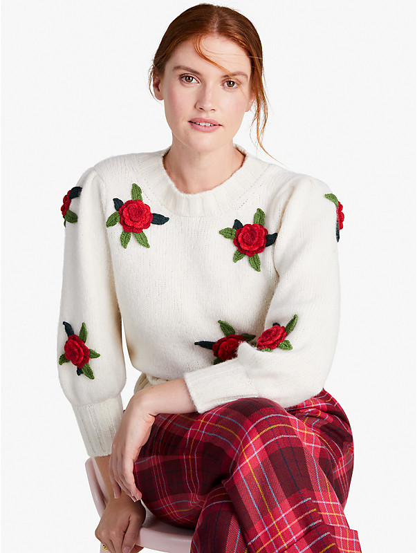 crochet roses sweater, , rr_large