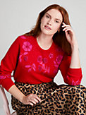 embellished floral sweater, , s7productThumbnail