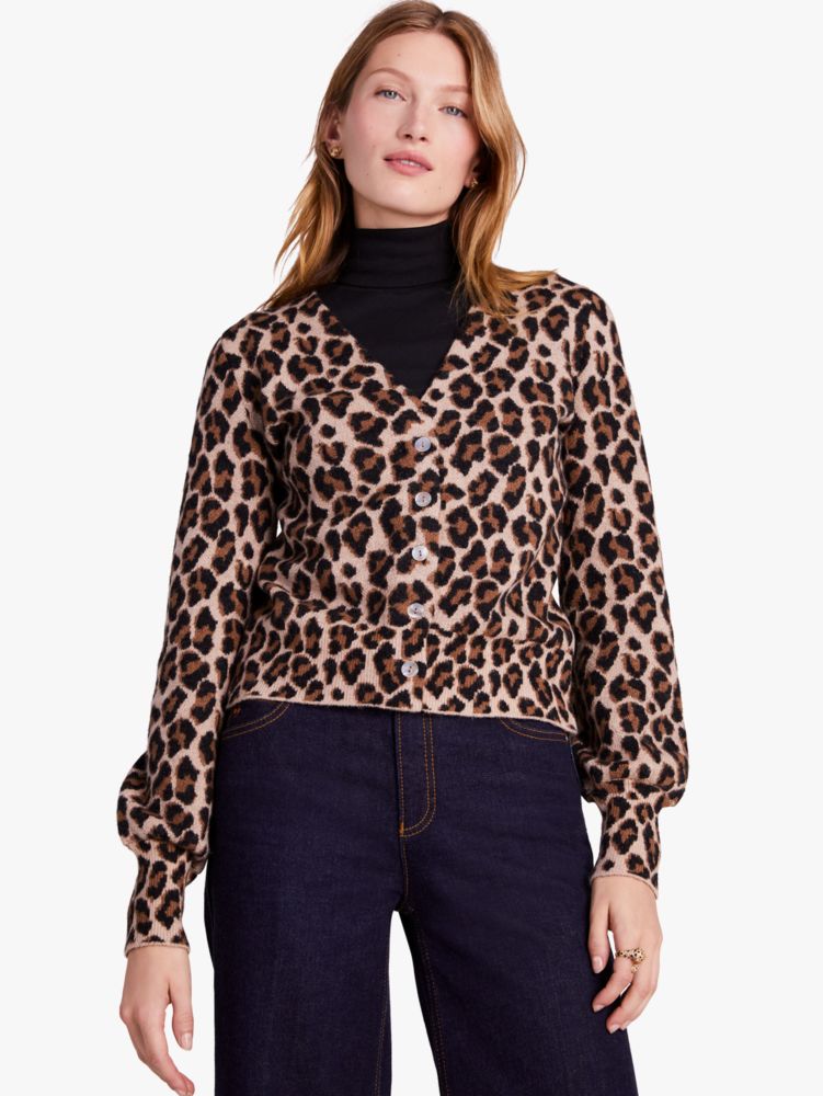 Leopard Bow Sweater | Kate Spade New York