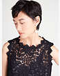 Floral Lace Shell, Black, Product