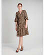 Lovely Leopard Wrap Dress, Roasted Cashew, Product