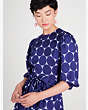 ジョイ ドット シルク ブレンド ツイル ドレス, Citrine Blue, Product
