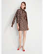 Leopard Jacquard Knott Dress, , Product