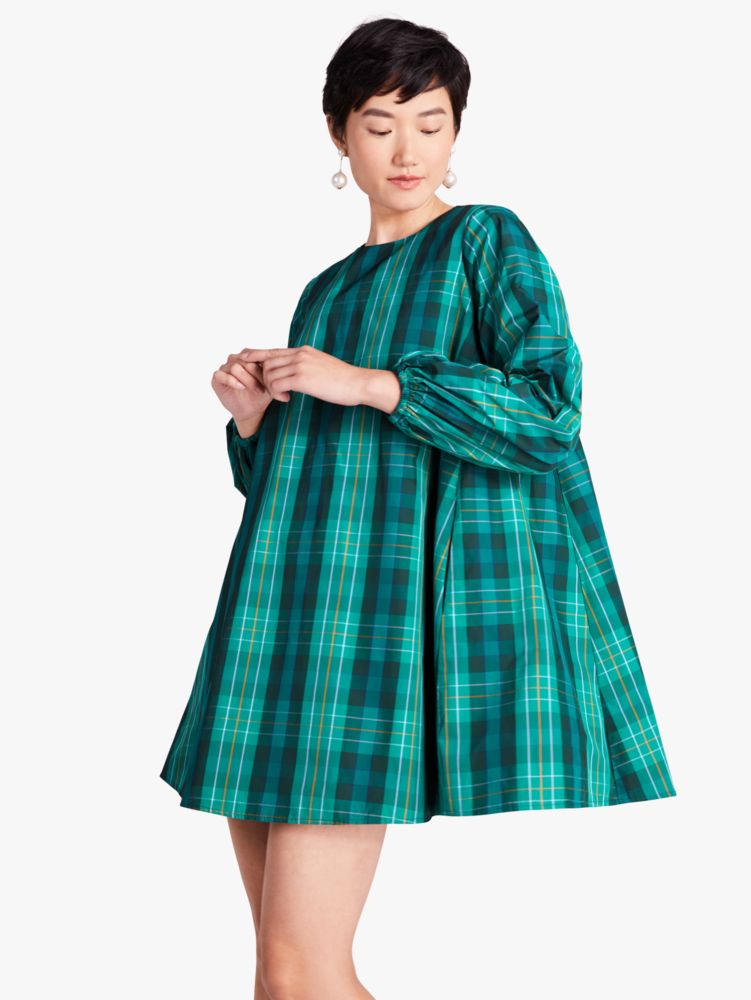 Greenhouse Plaid Ella Dress | Kate Spade New York