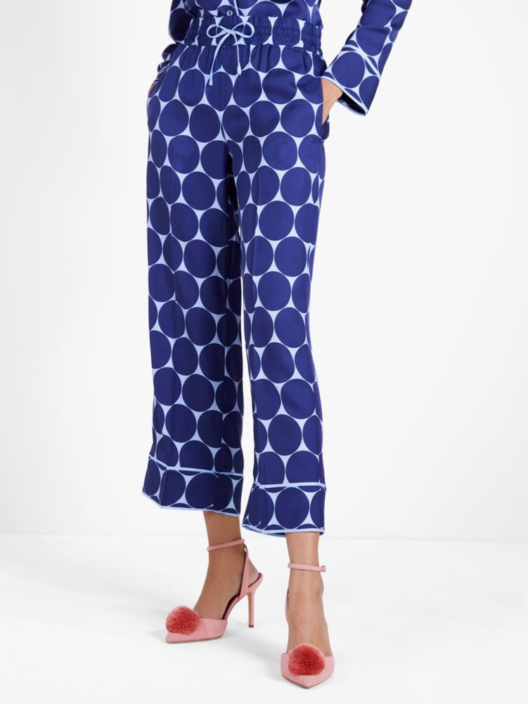 Joy Dot Silk Twill Pants | Kate Spade New York