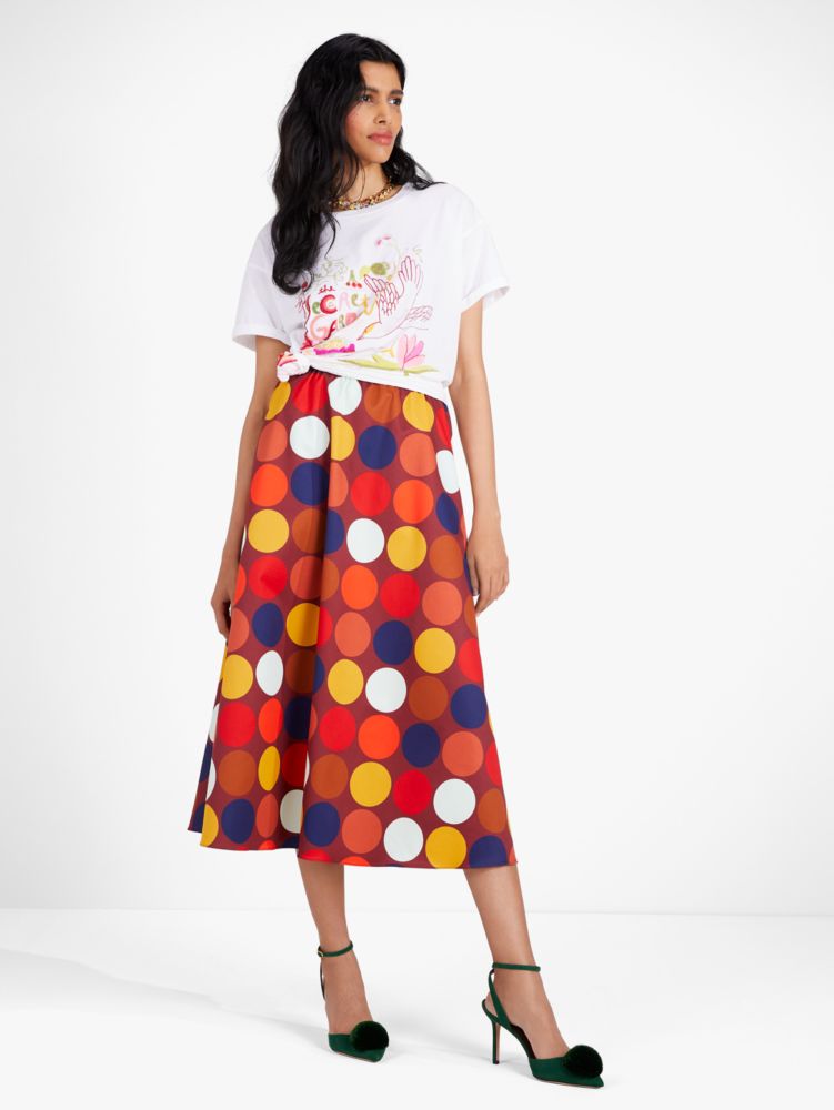 Dot Party Faille Skirt | Kate Spade New York