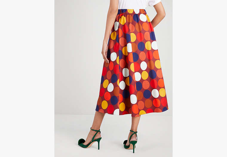 Dot Party Faille Skirt, Multi, Product