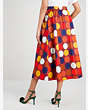 Dot Party Faille Skirt, Multi, Product