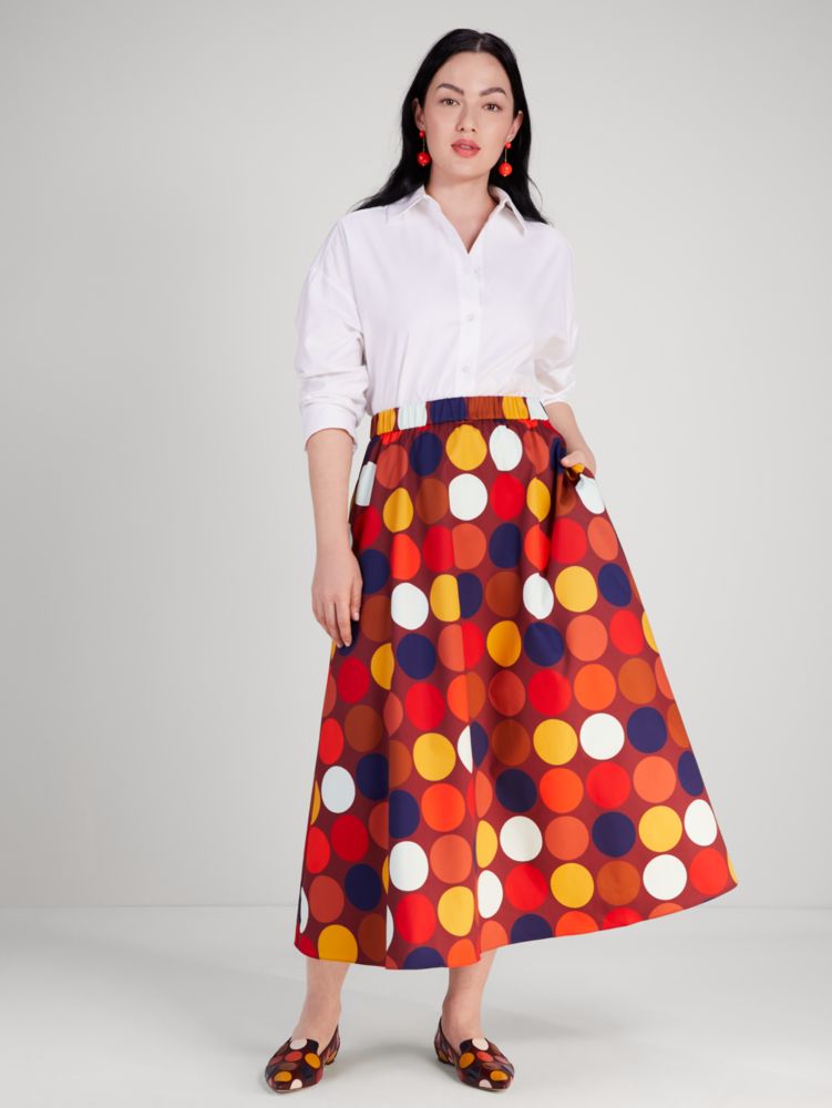 Dot Party Faille Skirt | Kate Spade New York