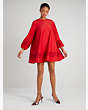 Rose-embroidered Ella Dress, Engine Red, Product