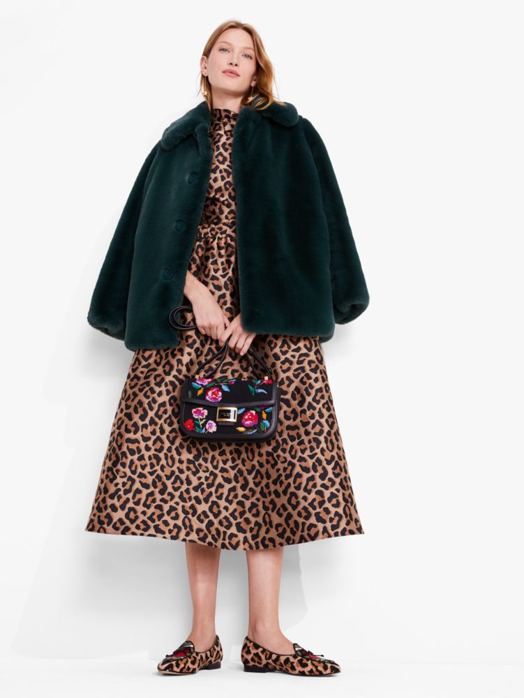 Plush Faux Fur Jacket | Kate Spade New York