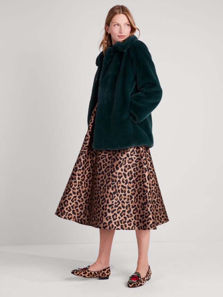 Plush Faux Fur Jacket | Kate Spade New York