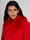 faux fur trim anita coat, , s7productThumbnail