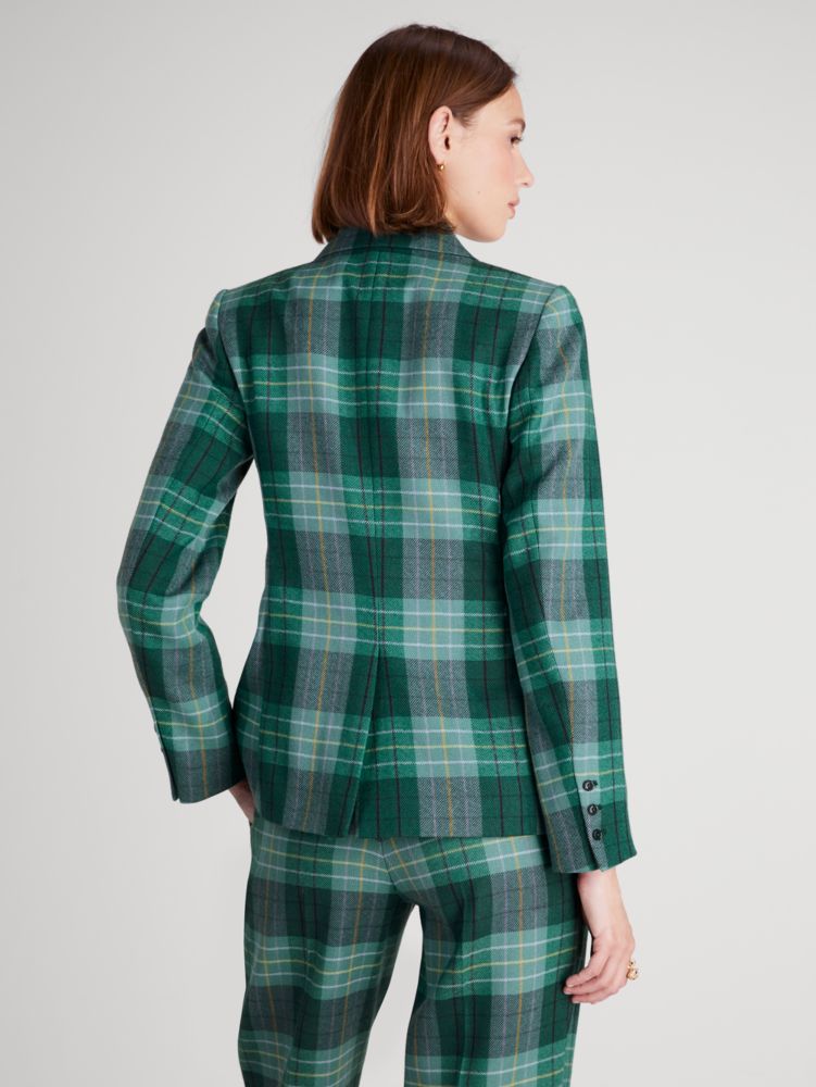 Greenhouse Plaid Blazer | Kate Spade New York