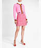 Plaid Tweed Skirt, Pink Multi, ProductTile