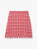 plaid tweed skirt, , s7productThumbnail