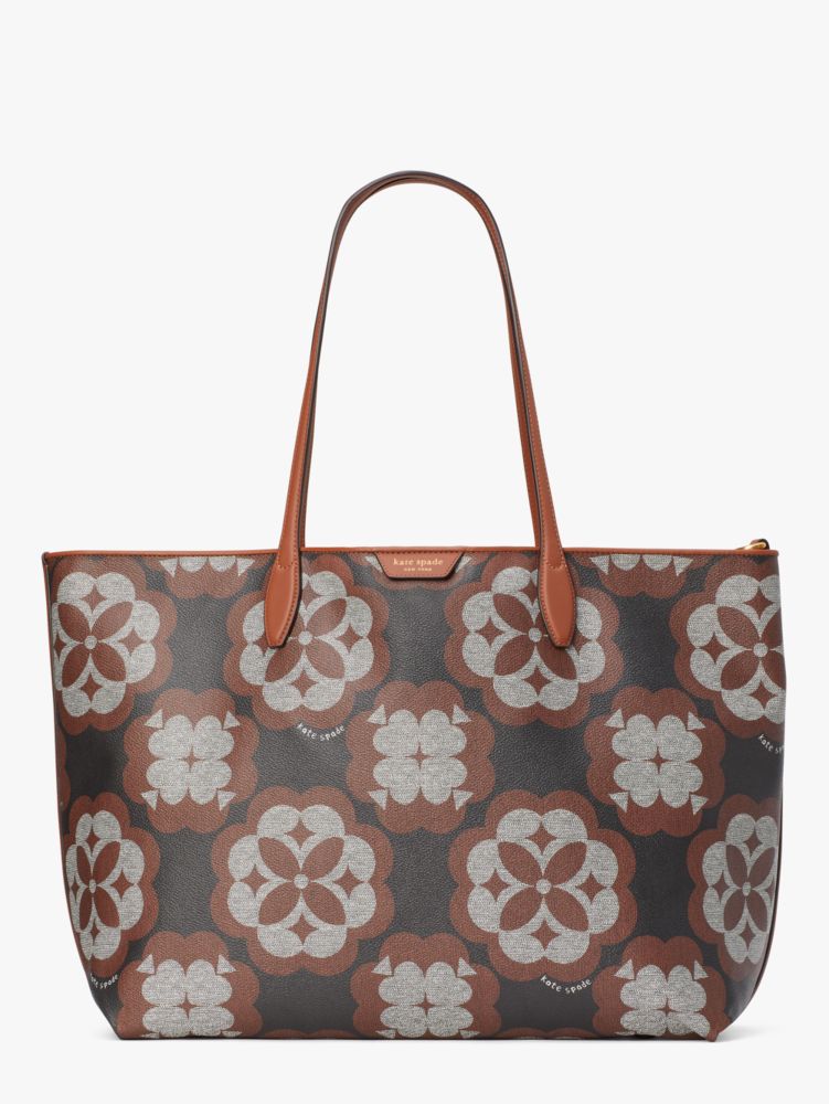 Spade Flower Monogram Sutton Large Tote Kate Spade New York