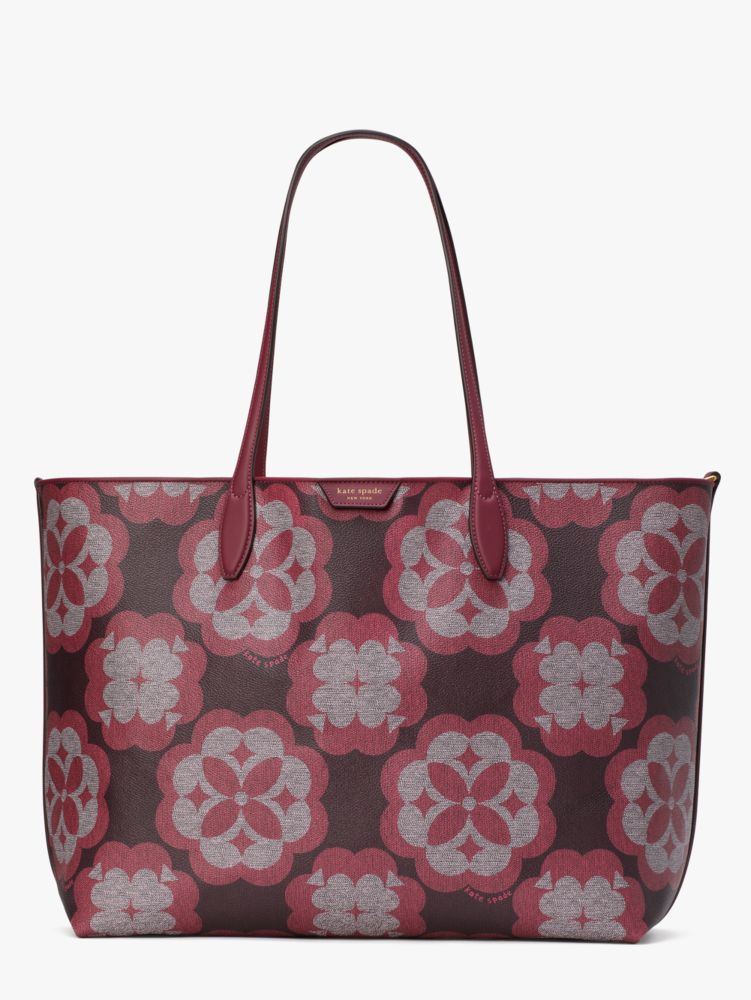 Spade Flower Monogram Sutton Large Tote