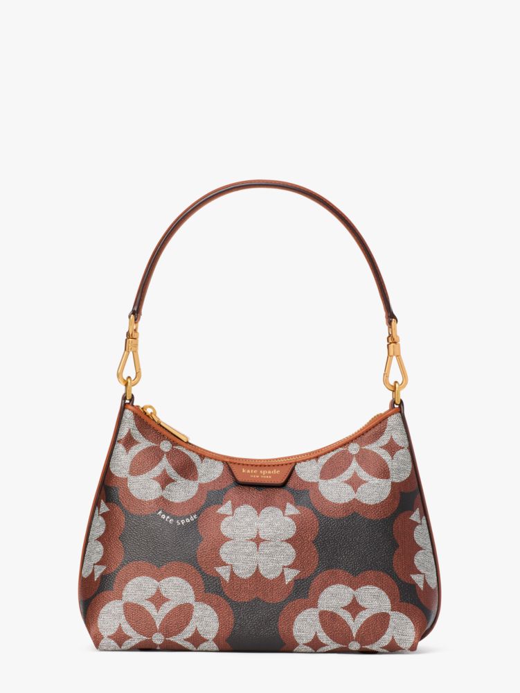 Spade Flower Monogram Reece Small Shoulder Bag
