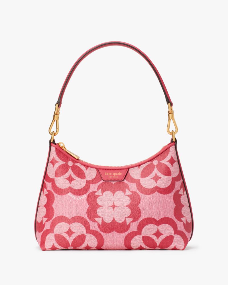 Spade Flower Monogram Reece Small Shoulder Bag