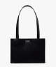 Sam Icon Leather Medium Shoulder Bag, Black, ProductTile