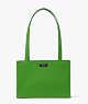 Sam Icon Leather Medium Shoulder Bag, Green, ProductTile