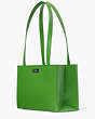 Sam Icon Leather Medium Shoulder Bag, Green, Product