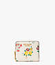 Morgan Bouquet Toss Embossed Small Compact Wallet, Halo White Multi, ProductTile