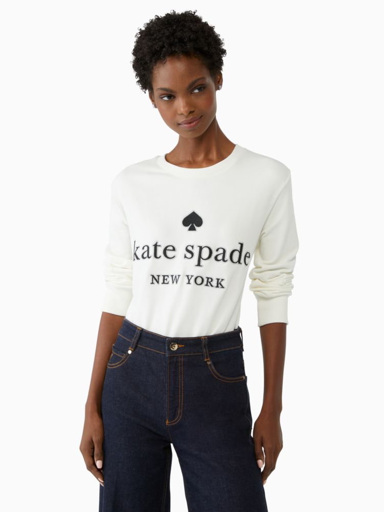 Embroidered Logo Sweatshirt | Kate Spade Surprise