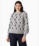 Claude Dachshund Sweater, Grey Melange, ProductTile