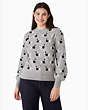 Claude Dachshund Sweater, Grey Melange, Product