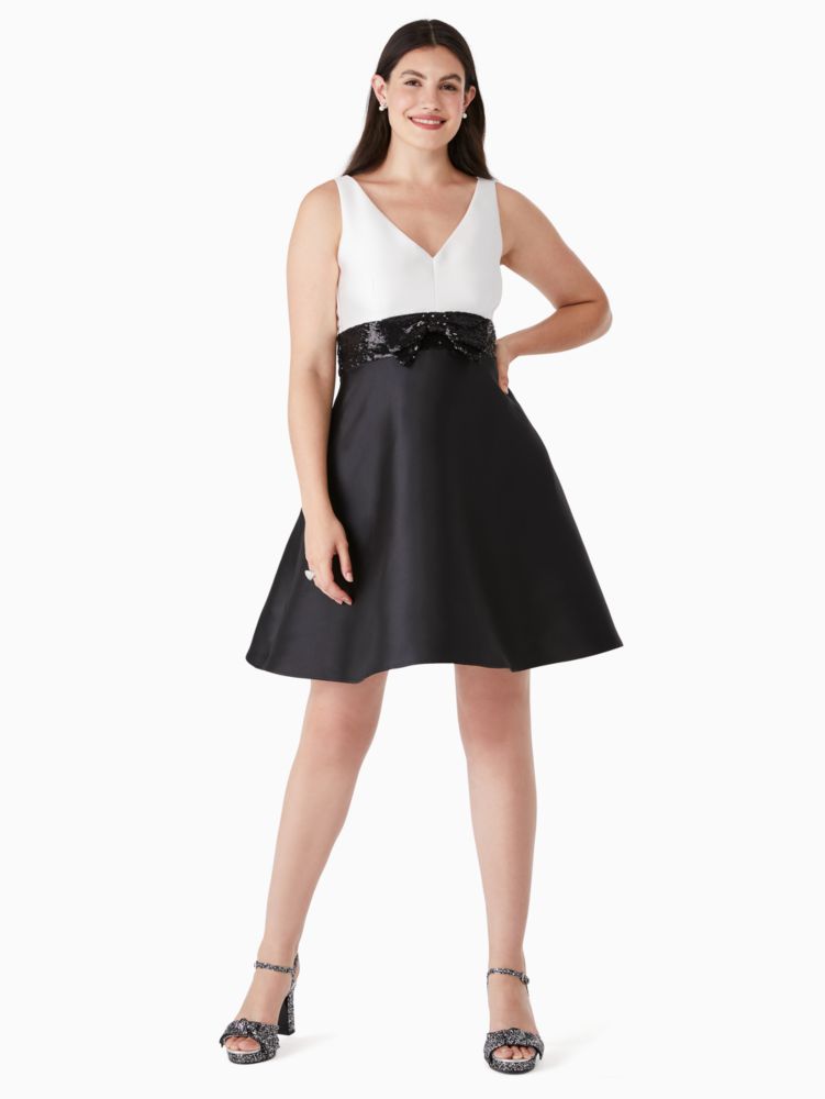 Sequin Bow Fit And Flare Dress | Kate Spade Surprise