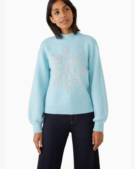 Snowflake Sweater, Frosty Sky, ProductTile