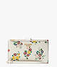 Morgan Bouquet Toss Embossed Phone Wallet, Halo White Multi, ProductTile