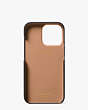 Morgan iPhone 13 Pro Cardholder Case, Cafe Mocha Multi, Product