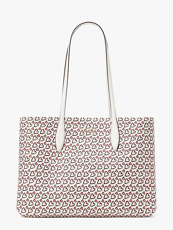 All Day Fancy Hearts Tote Bag, groß, , rr_large