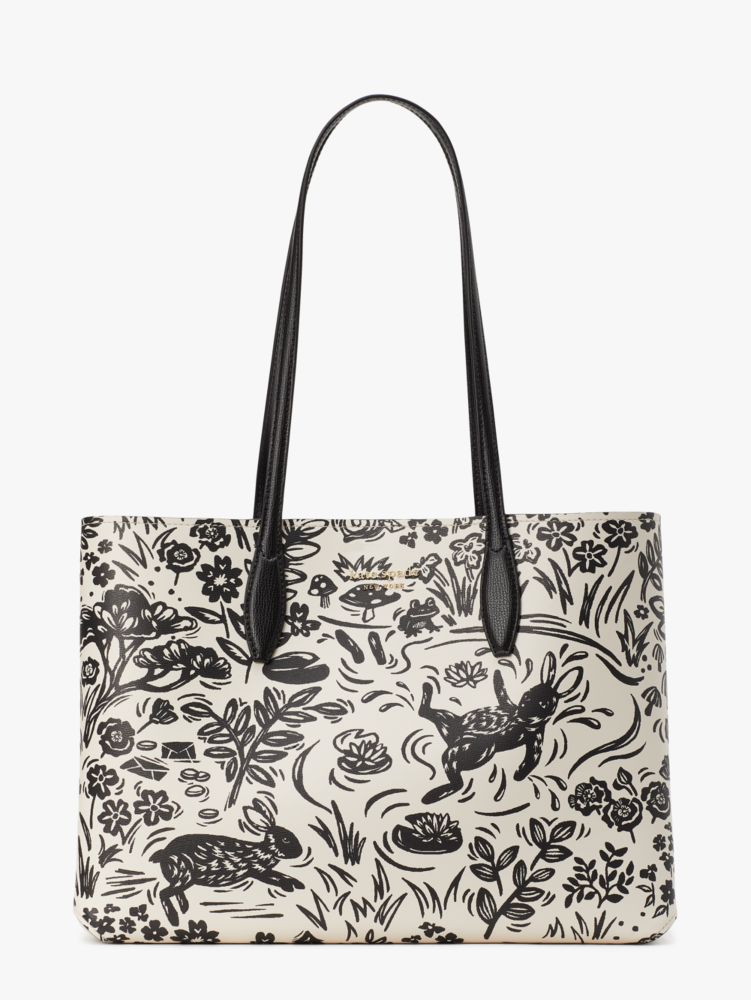 All Day Year Of The Rabbit Toile Large Tote | Kate Spade New York