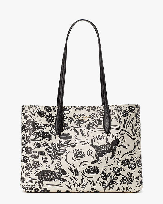 All Day Year Of The Rabbit Toile Large Tote | Kate Spade New York