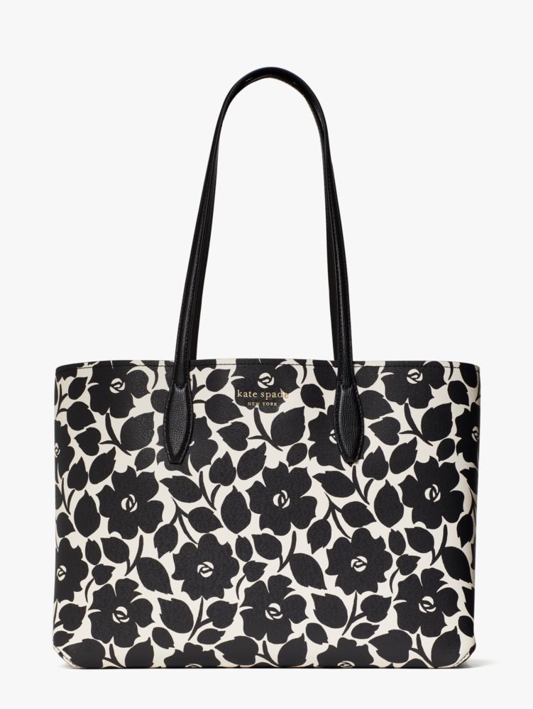 Kate Spade All Day Rosy Garden Printed Pvc Large Tote