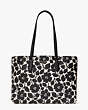 All Day Rosy Garden Large Tote, Black Multi, Product