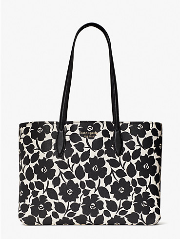 all day rosy garden printed pvc large tote, , rr_productgrid
