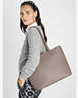 Veronica Large Tote, Mineral Grey, Product