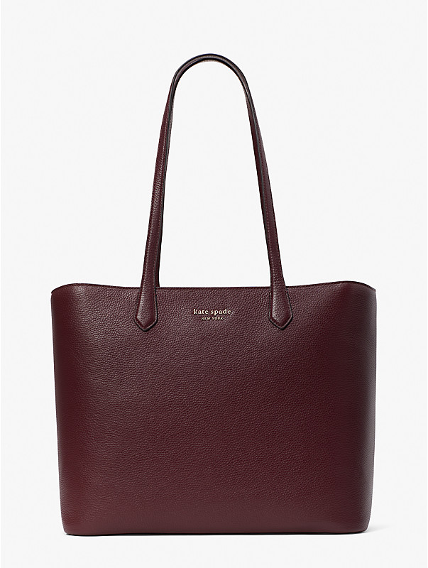 veronica pebbled leather large tote, , rr_large